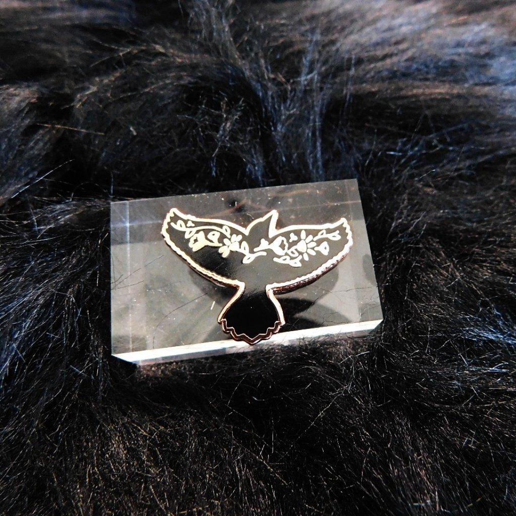 Floral Omen Enamel Pin